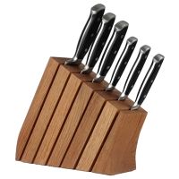 Подставка для ножей универсальная Woodinhome KS023UON, дуб