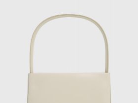 Лакированная сумка, Белый