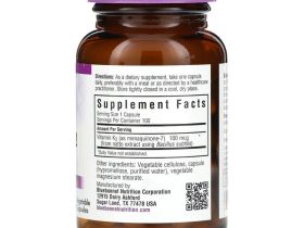 Bluebonnet Nutrition, Витамин K2, 100 мкг, 100 растительных капсул