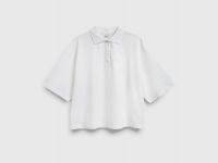 Поло для девочек, Белый