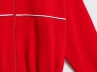 Толстовка с воротником-стойкой для девочек, Красный