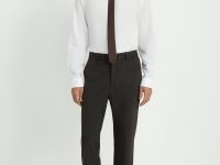 Брюки прямого кроя с добавлением шерсти