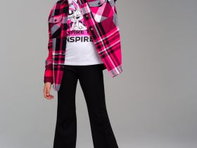 Рубашка текстильная для девочек