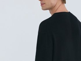 Джемпер из текстурной пряжи, Черный