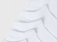 Короткие носки, 5 пар, Белый