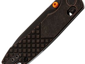 Складной нож Dragonfly-Cu с осевым замком EDC, лезвие из стали 14C28N, медная рукоятка