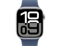 Смарт-часы Apple Watch Series 10 46mm Silver Aluminum Case with Denim Sport Band (S/M)