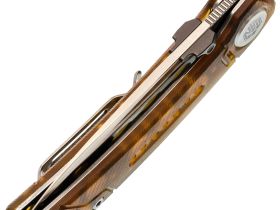 Складной нож Dr.Tech W3610PY, сталь 14C28N, рукоять PEI, желтый