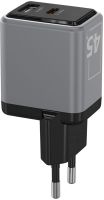 Зарядное устройство Akai CH-6A34 USB/USB-C 45 Вт Серое