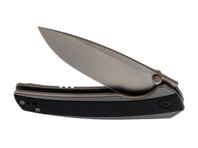 Складной нож CIVIVI Teraxe, сталь Nitro-V, рукоять G10, черный/серый