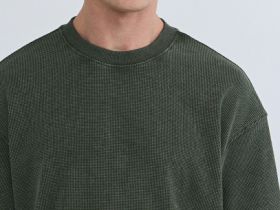 Футболка из структурной ткани, Зеленый