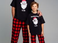 Комплект для мальчиков: брюки текстильные, фуфайка трикотажная (футболка)