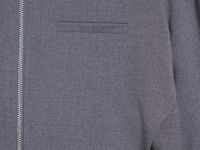 Укороченный жакет на молнии для девочек, Серый