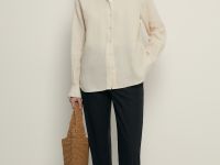 Брюки из хлопка на резинке