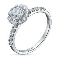 Кольцо из белого золота э0912кц06165300_white