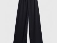 Широкие брюки с эластичным поясом, Черный