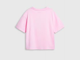 Футболка с принтом для девочек, Розовый