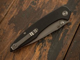 Складной нож CJRB Centros, сталь D2, рукоять G10, Black