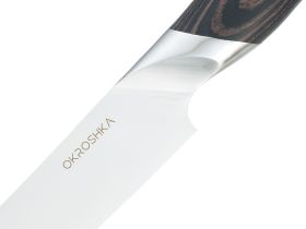 Нож кухонный филейный Okroshka Truffle 20.9 см, сталь 9cr18mov, рукоять Pakka Wood