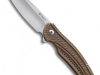 Складной нож CRKT Ripple 2 Bronze, сталь Acuto 440, рукоять нержавеющая сталь