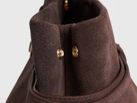 Сумка из натуральной замши, Коричневый