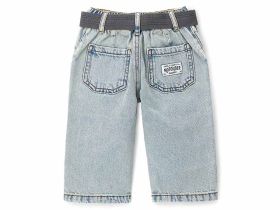 Джинсы с брелоком для маленького мальчика