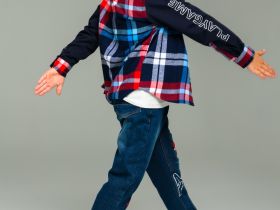 Сорочка текстильная для мальчиков (regular fit)