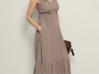 Сарафан мини приталенного силуэта