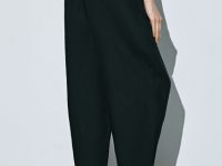 Брюки О-силуэта, Черный