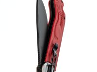 Складной нож Перемен Мысь BW, сталь 8Cr14MoV, рукоять FRN, красный