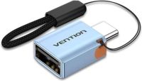 Адаптер Vention USB-A - USB-C голубой