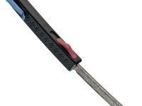 Автоматический выкидной нож Nimo Samurai, сталь дамаск, черный
