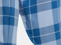 Блузка в клетку свободного кроя