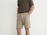 Шорты с ремнём, Белый