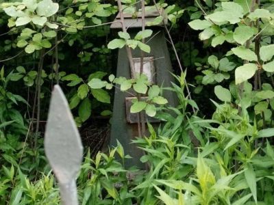 Могила пионера Хрисана Степанова, убитого кулаками в 1932 году. На могиле установлен обелиск