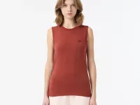 Женский топ Lacoste из эластичного хлопка
