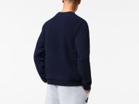 Мужская домашнаяя толстовка Lacoste из хлопкового флиса