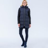 Женская длинная куртка Lacoste с капюшоном