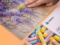 Набор пастели художественной Maries 24 цв, CY-6 круглая, 65х10 мм, в картоне