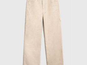 Вельветовые брюки Baggy для девочек, Бежевый