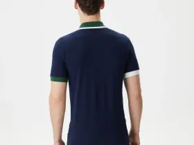 Мужское хлопковое поло Lacoste стандартного кроя