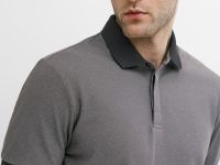 Поло из шелковистого пике, Коричневый