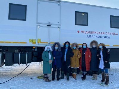 Бригада врачей посетила три села в Хангаласском районе Якутии
