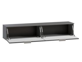 ТВ-тумба подвесная Шелтон 160x30 Графитовый