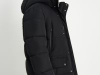 Пуховое полупальто со съемным капюшоном