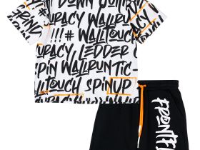 Комплект трикотажный для мальчиков: фуфайка (футболка), шорты