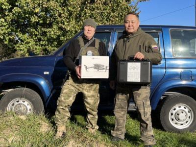 Якутскому отряду «Боотур», участвующему в СВО, передали технику и теплые вещи