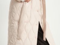 Пальто свободного силуэта с поясом