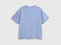 Футболка с вышивкой для девочек, Голубой