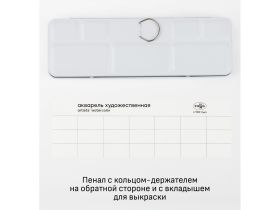 Набор акварели Гамма "Старый Мастер" IWS "Городской пленэр" 21цв*2,6 мл, кюветы, метал. коробка